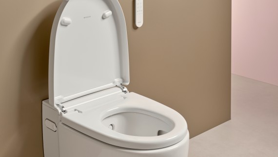 Geberit AquaClean Mera with WC seat ring heating Geberit AquaClean Mera with WC seat ring heating