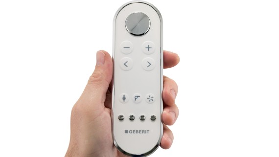 Geberit AquaClean remote control for greater convenience Geberit AquaClean remote control for greater convenience