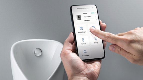 Remote maintenance via Geberit Connect Remote maintenance via Geberit Connect