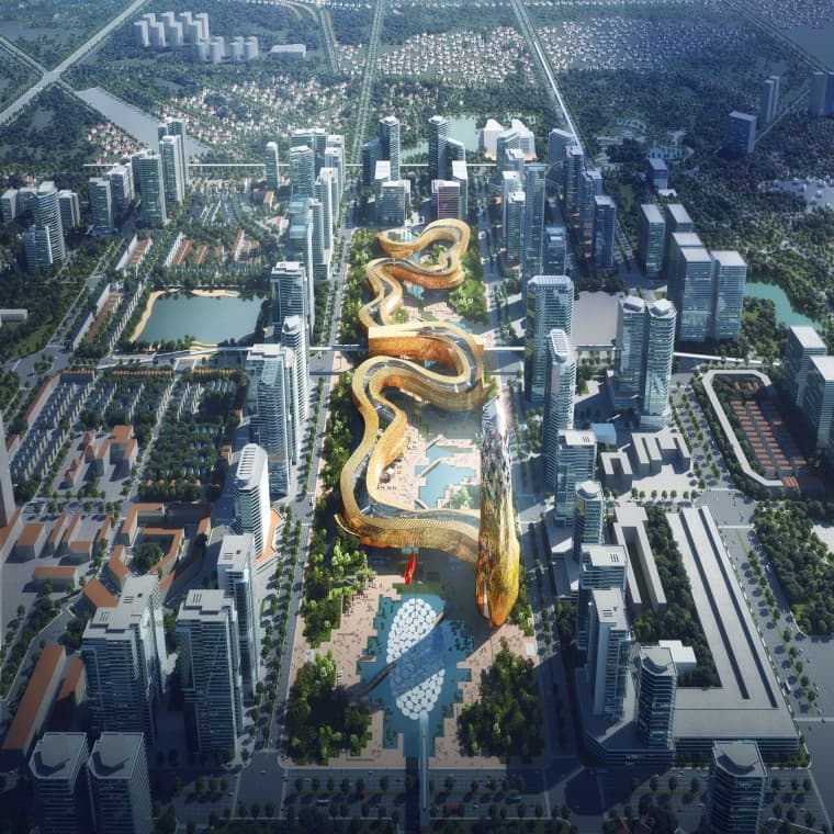 Dragon Tower, Hanoi (©Dewan Architects + Engineers) Dragon Tower, Hanoi (©Dewan Architects + Engineers)