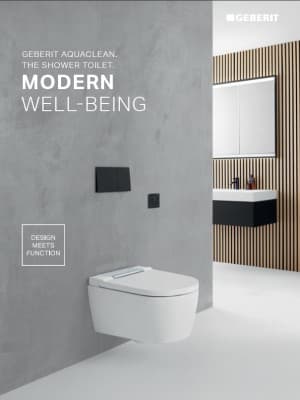 Modern well-being - Geberit AquaClean - The shower toilet Modern well-being - Geberit AquaClean - The shower toilet