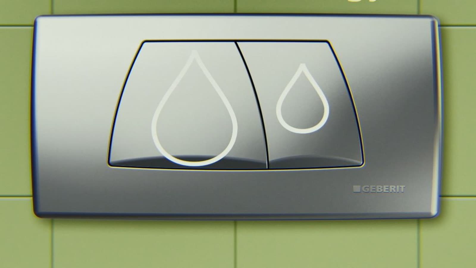 Geberit dual flush technology (@ Geberit) Geberit dual flush technology (@ Geberit)