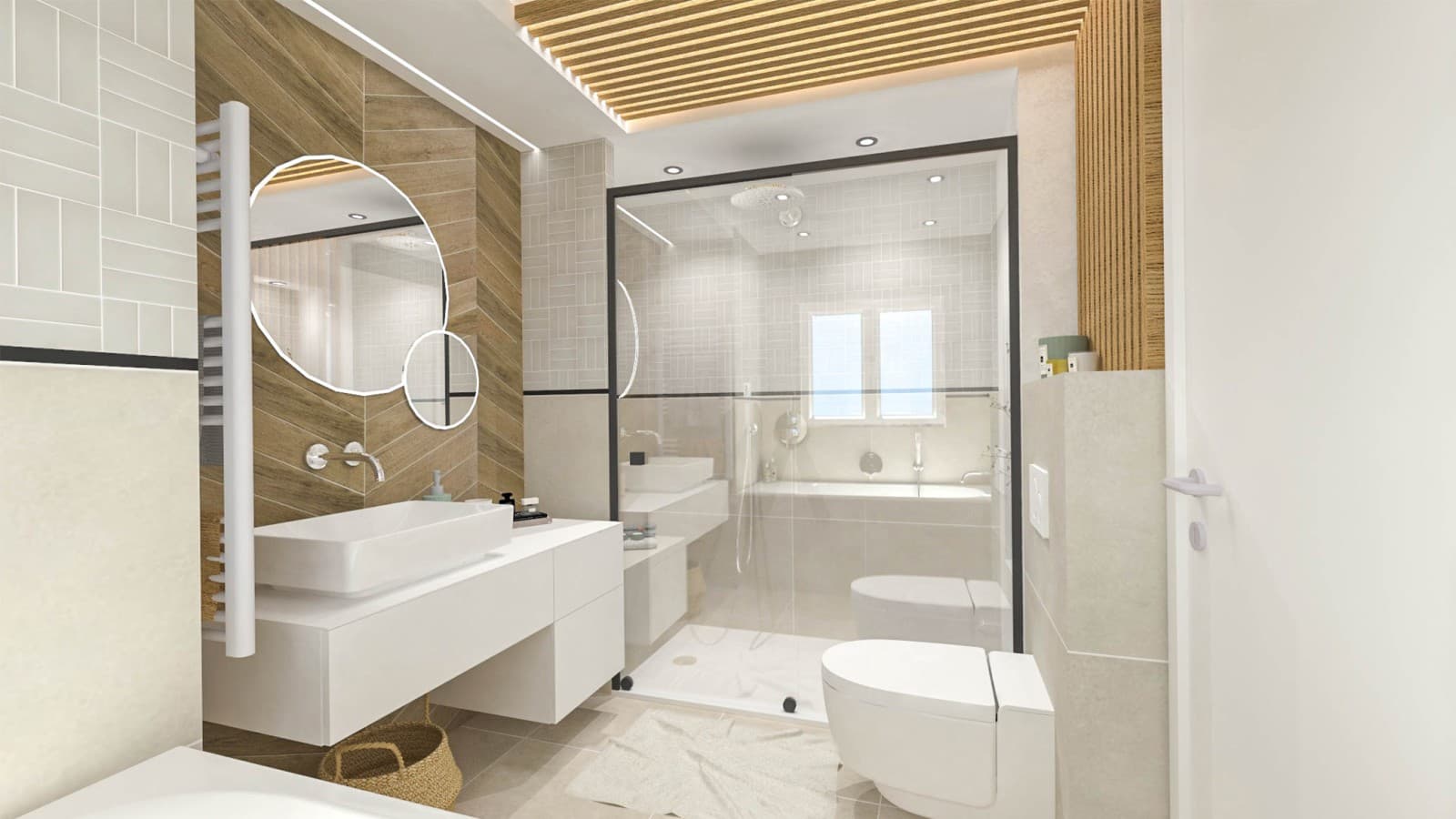 The bathroom by French native Eva Ivos is cross-generational, durable and timeless (FR) (© Eva Ivos) The bathroom by French native Eva Ivos is cross-generational, durable and timeless (FR) (© Eva Ivos)