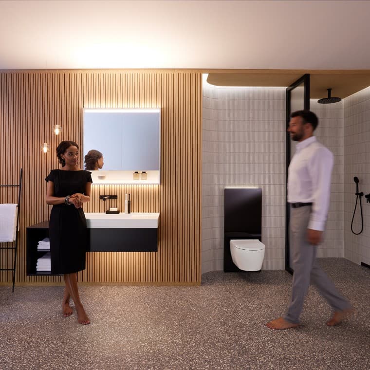Geberit ONE mirror cabinet with ComfortLight Geberit ONE mirror cabinet with ComfortLight