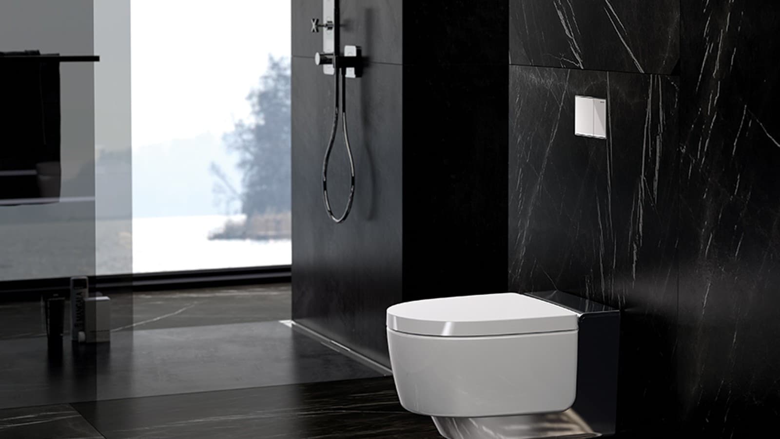 Geberit AquaClean Mera with mains connection Geberit AquaClean Mera with mains connection