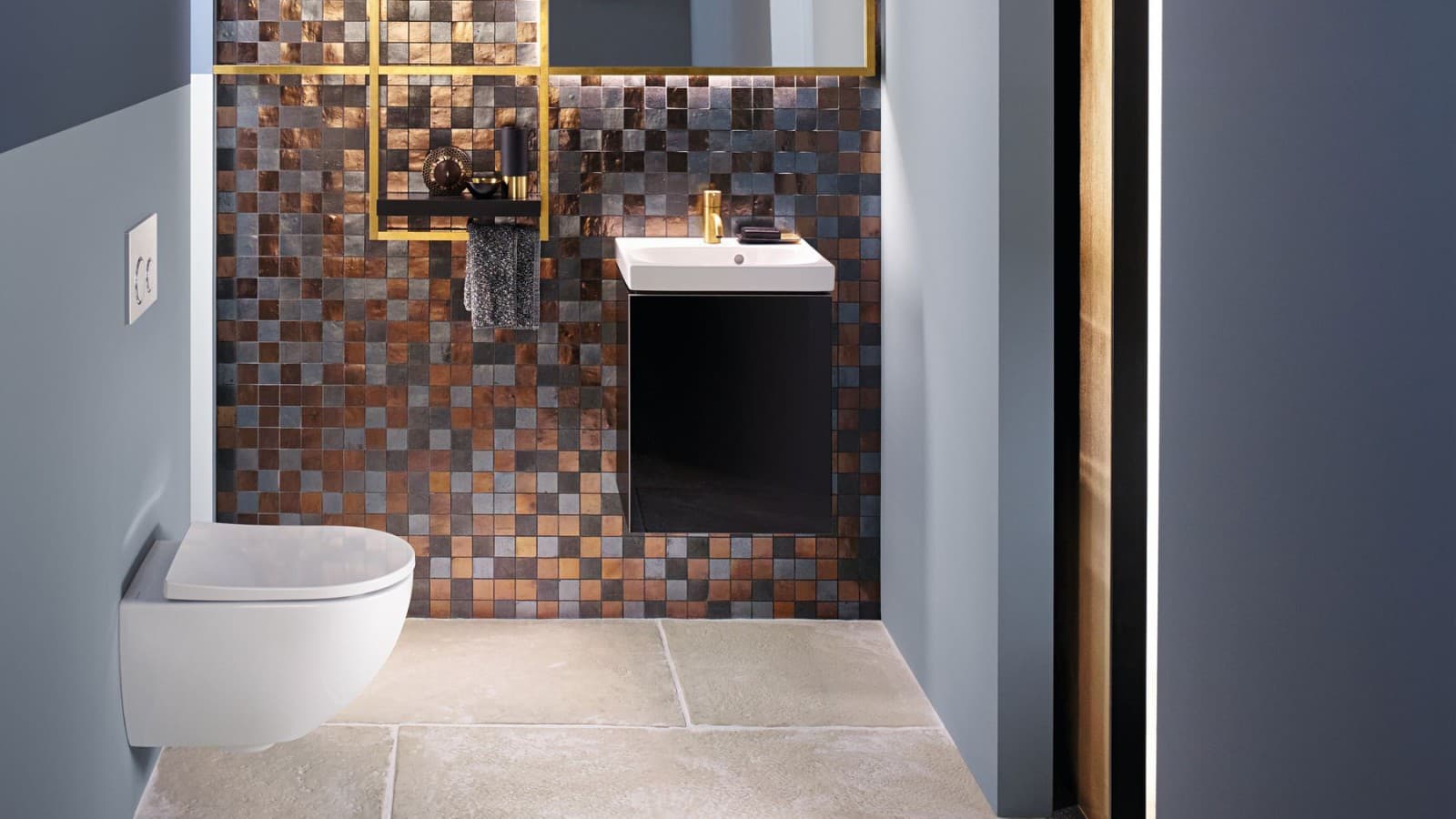 Wall-hung WC for harmonious bathroom design Wall-hung WC for harmonious bathroom design