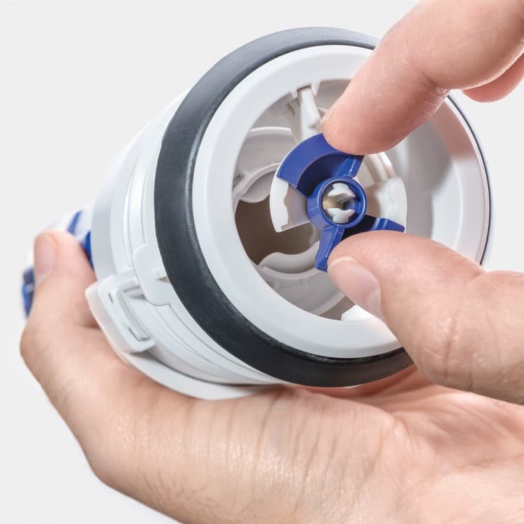Throttle for fine adjustment on the Geberit type 212 flush valve Throttle for fine adjustment on the Geberit type 212 flush valve