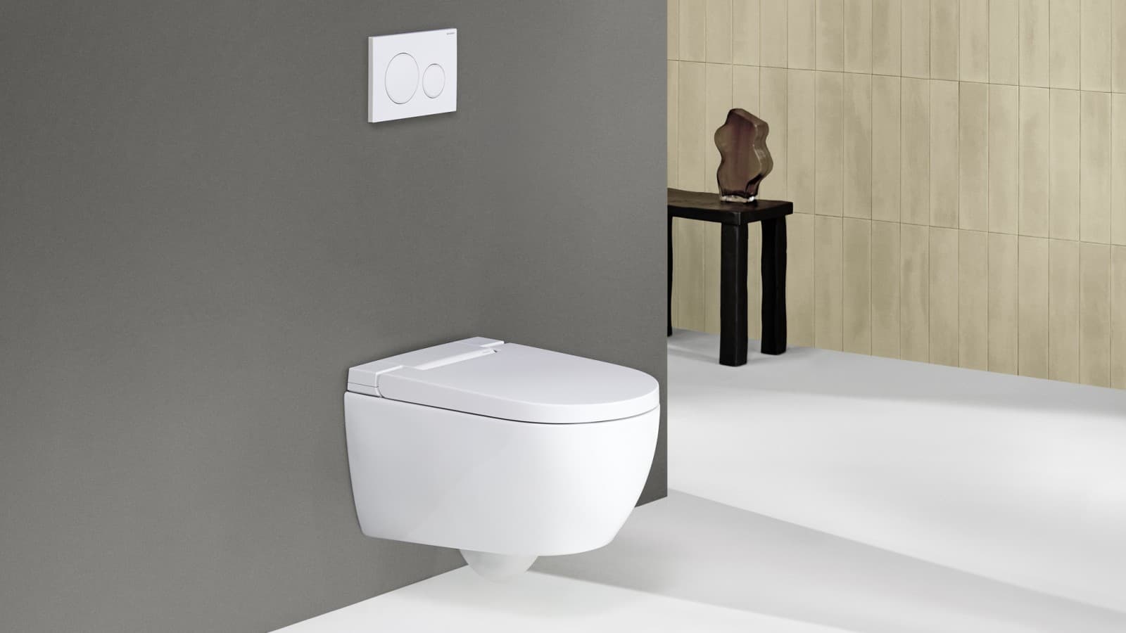Geberit AquaClean Alba with Sigma20 remote control Geberit AquaClean Alba with Sigma20 remote control