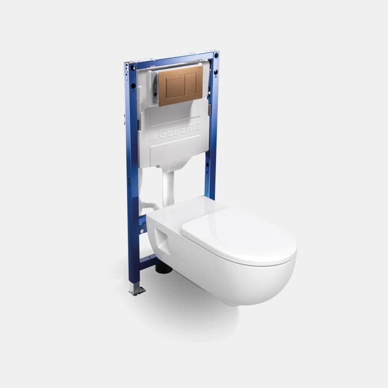 For WCs with a projection of up to 70 cm For WCs with a projection of up to 70 cm