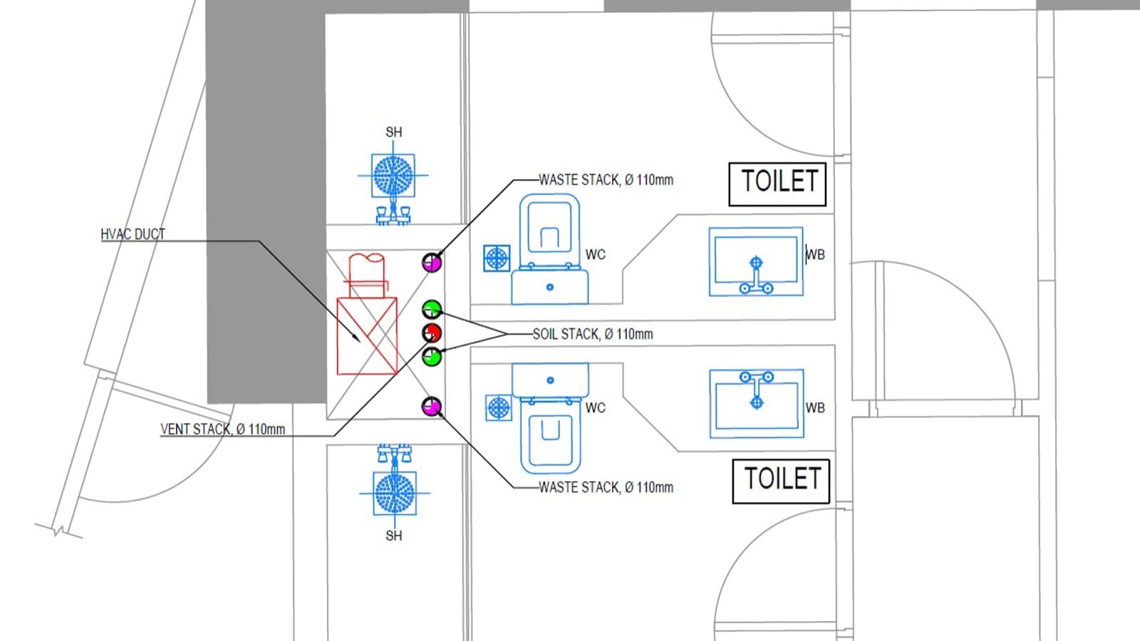 Plan initial avec des tubes en PVC Plan initial avec des tubes en PVC