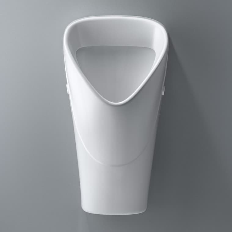 L'urinoir trigonal Geberit Renova, facile à nettoyer, pour des installations rentables L'urinoir trigonal Geberit Renova, facile à nettoyer, pour des installations rentables